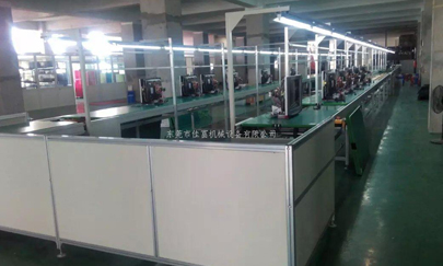 流水線生產廠家簡述涂裝線的工藝流程管理問題